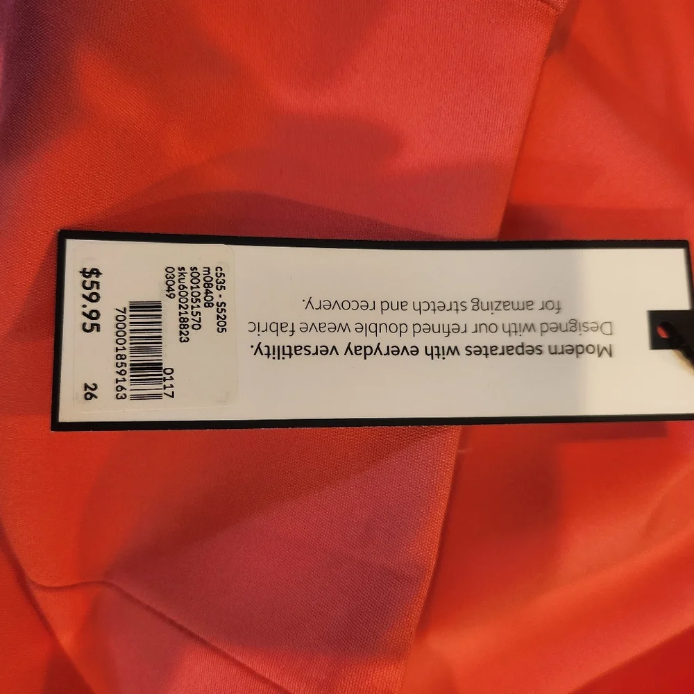 Lane Bryant pink skirt. Double weave fabric with great stretch.  Size 26.